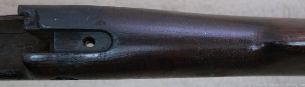 Original US Springfield Trapdoor rifle stock with hardware-img-16