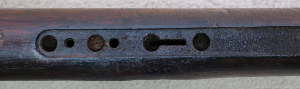 Original US Springfield Trapdoor rifle stock with hardware-img-22