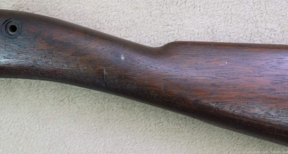 Original US Springfield Trapdoor rifle stock with hardware-img-9