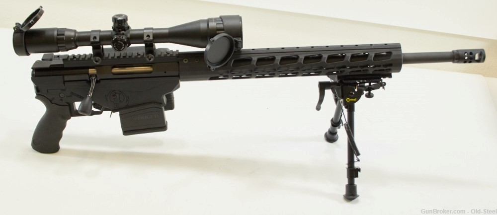  Ruger Precision Rifle 308 Win Bolt Action Rifle Takes AR10 Mags Has Scope-img-28