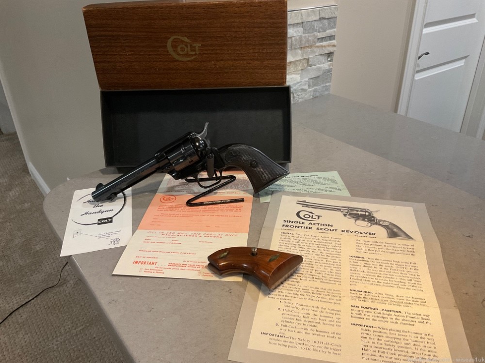 Colt Frontier Scout 1967 w/ OEM Box & Papers, $.01 START NO RESERVE-img-0