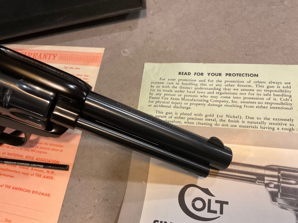 Colt Frontier Scout 1967 w/ OEM Box & Papers, $.01 START NO RESERVE-img-7