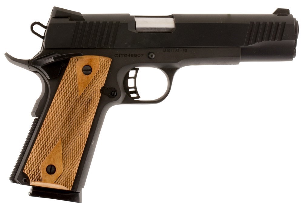 Citadel M1911 Government Full Size Black Wood 45 ACP 5in 2-8Rd CIT45FSP-img-0