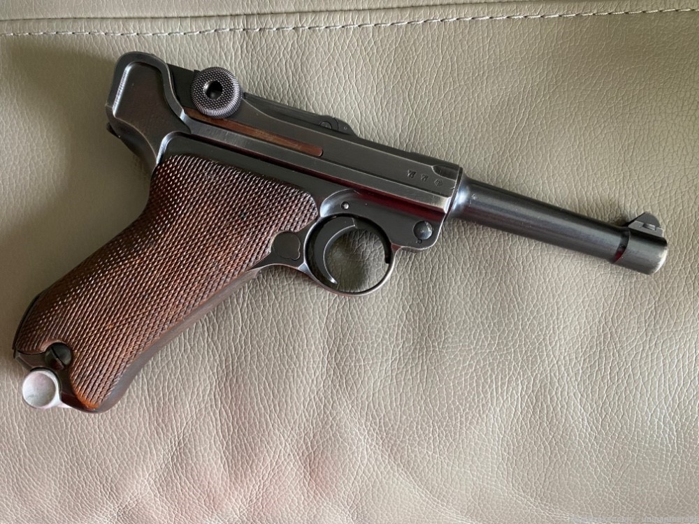 Mauser Luger S/42 Matching P08 1939 WW2-img-0