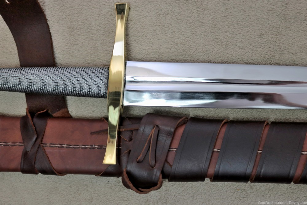Beautiful DardSword Armory Medieval Excalibur sword hand forged-img-10