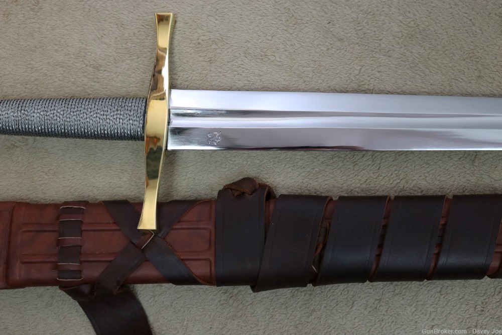 Beautiful DardSword Armory Medieval Excalibur sword hand forged-img-4