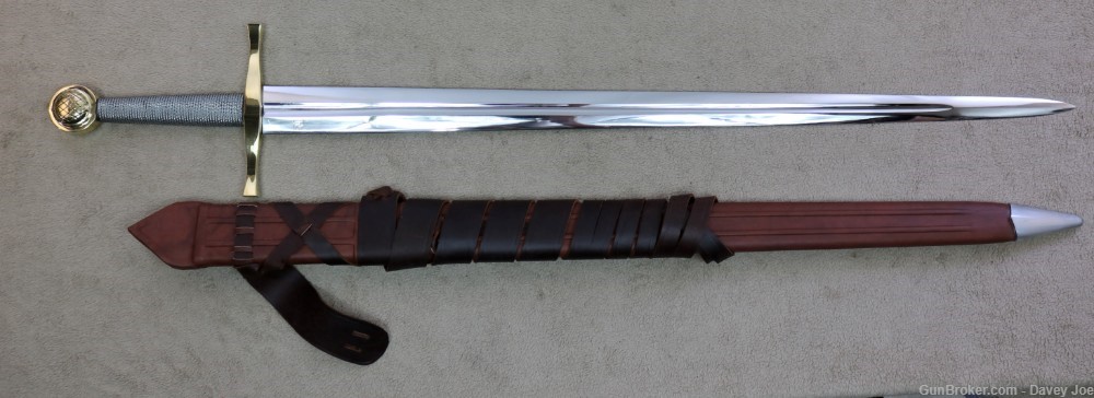 Beautiful DardSword Armory Medieval Excalibur sword hand forged-img-0