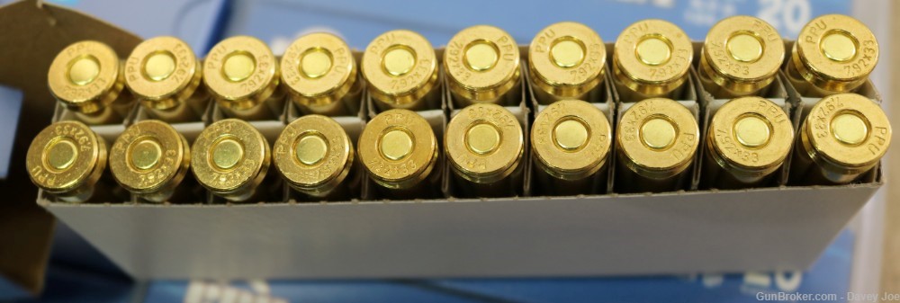 14 boxes Scarce PPU 7.92x33 Kurtz STG44 ammunition 124 grain-img-3