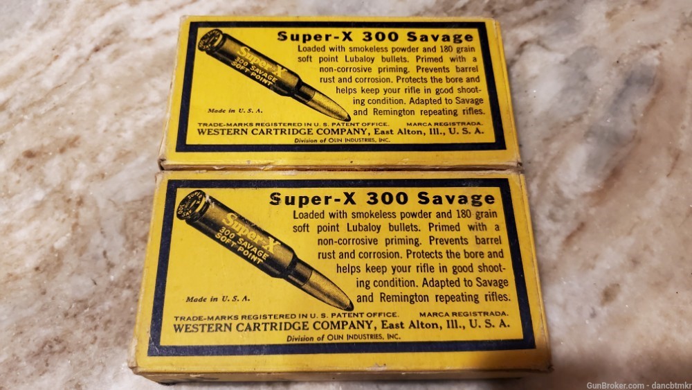 300 Savage - 40 rounds Western Super-X 180 grain Lubaloy - 2 full boxes-img-7