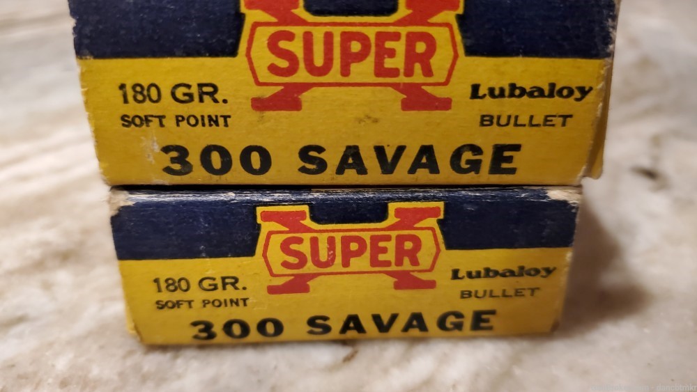 300 Savage - 40 rounds Western Super-X 180 grain Lubaloy - 2 full boxes-img-8
