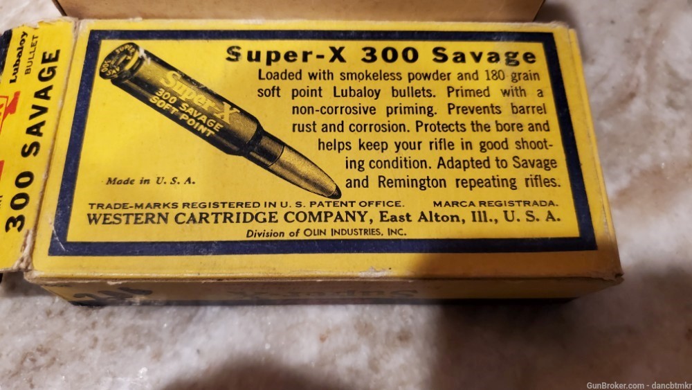 300 Savage - 40 rounds Western Super-X 180 grain Lubaloy - 2 full boxes-img-6