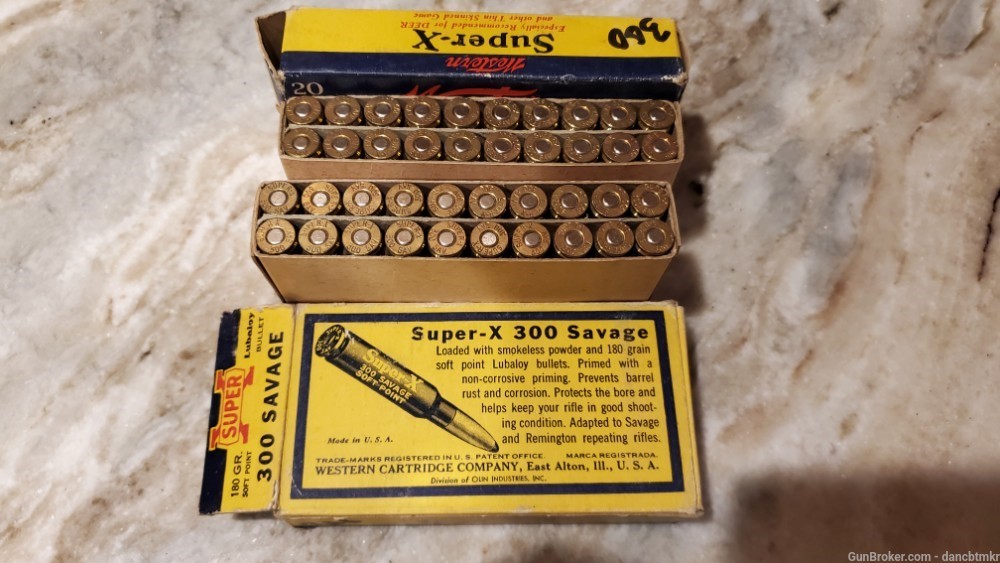 300 Savage - 40 rounds Western Super-X 180 grain Lubaloy - 2 full boxes-img-5