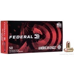 .380 ACP - 95 Grain FMJ Federal American Eagle 50 Rounds Ships Fast 