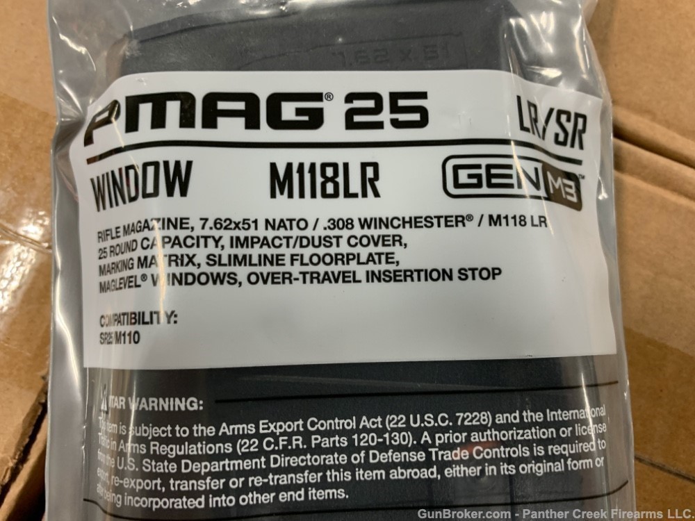Magpul PMAG Gen M3 M118 LR/SR Window 7.62x51mm NATO Magazine 25 Rounder-img-1