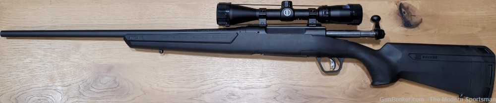 Savage Axis .270 Winchester 22" Bolt Action Bushnell Banner 3-9x40mm Scope -img-0