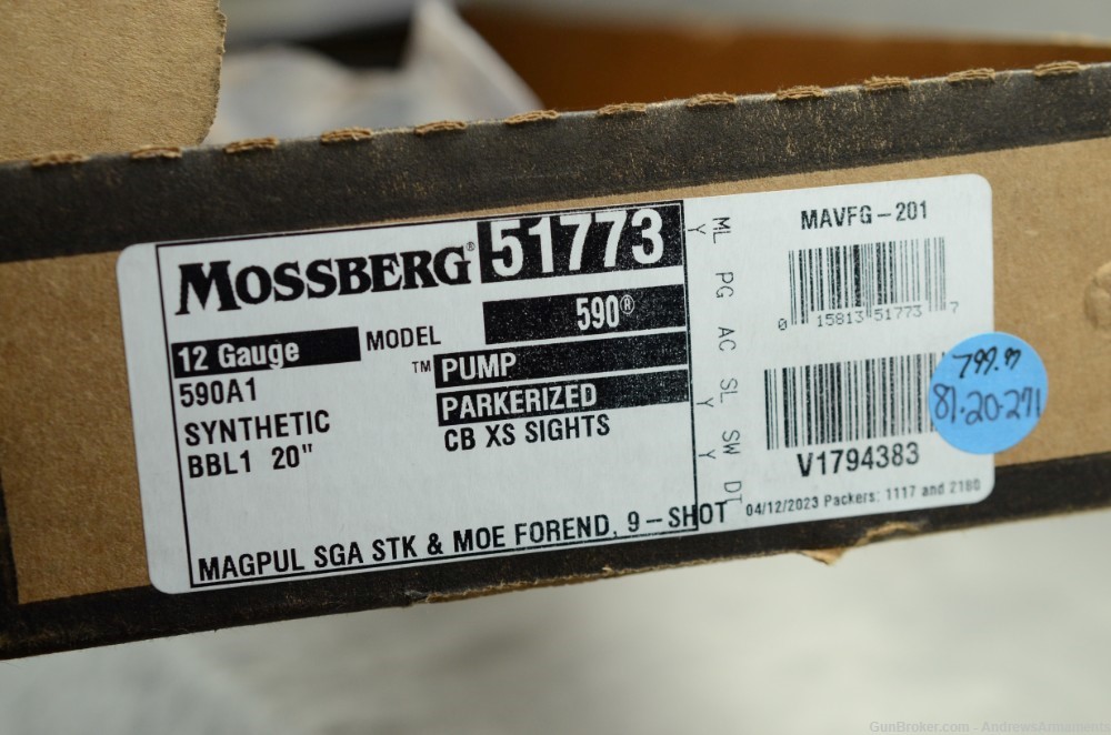 Mossberg 5901A1 Tactical 12 Gauge 8+1 Magpul-img-30