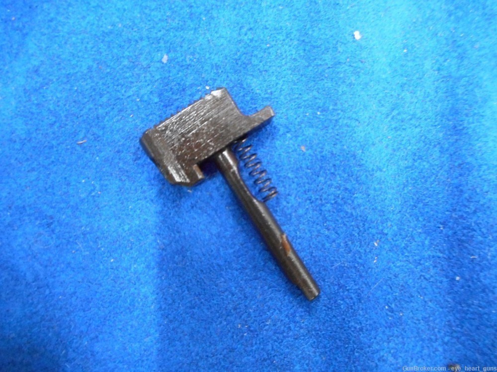 Czech VZ61 Skorpion bolt release and spring. 32 acp vz 61 lock open button-img-0