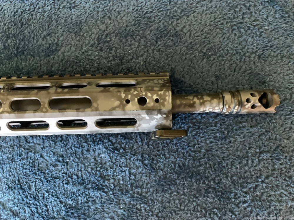 Rock River Arms LAR-15 with Cerakote tri-color camouflage-img-6