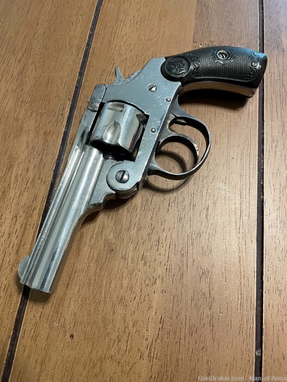 Iver Johnson Safety Hammer .32S&W Antique Revolver NO FFL Needed -img-4