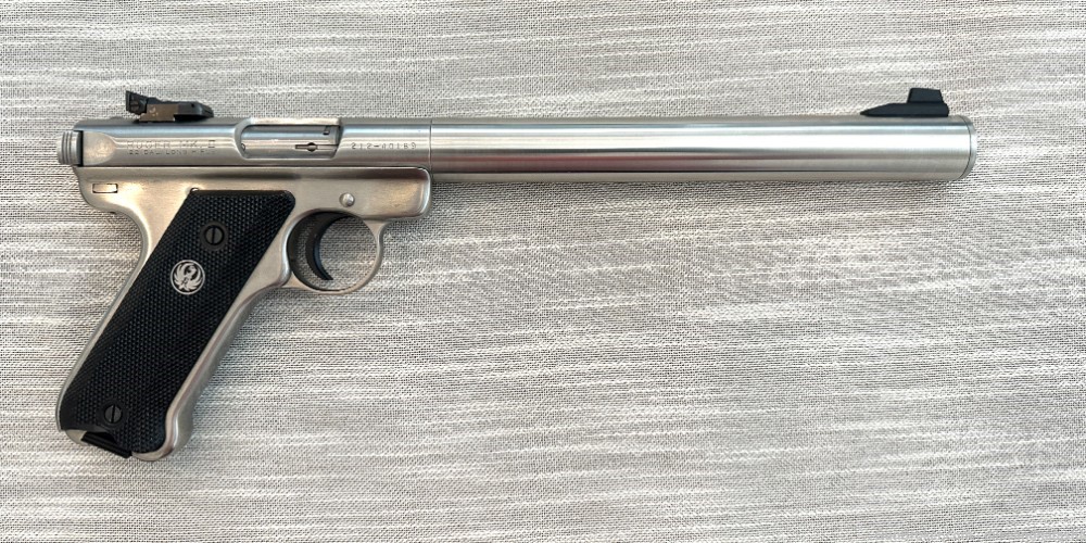 Stainless Suppressed Mark II Ruger -img-1
