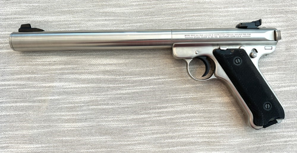 Stainless Suppressed Mark II Ruger -img-2