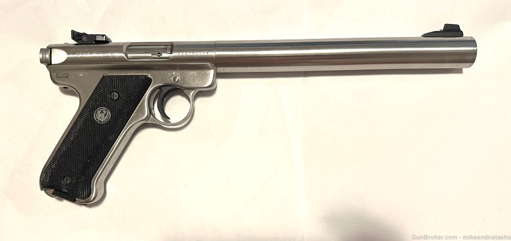 Stainless Suppressed Mark II Ruger -img-0