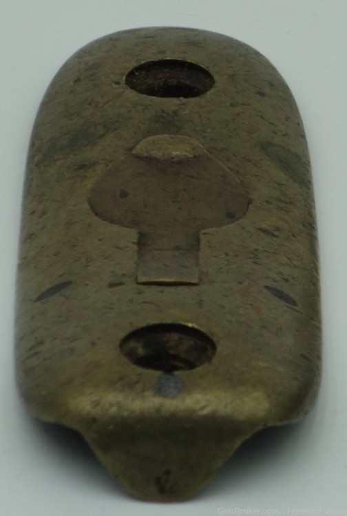  Lee Enfield Brass Keyhole Butt Plate-excellent-img-0