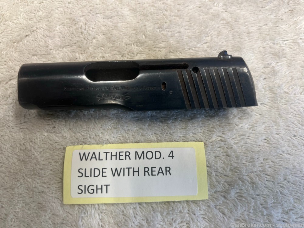 Walther Model 4 Slide With Rear Sight-img-0