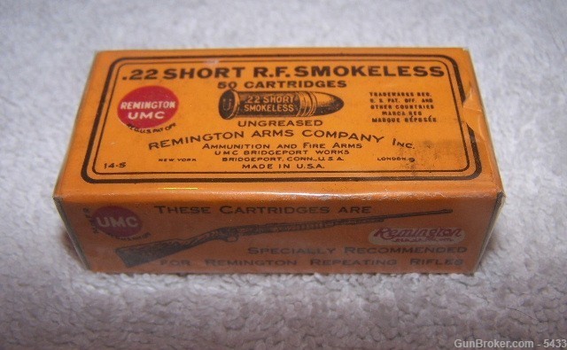 Rem 22 Short Smokeless  Ungreased code 14S-img-0