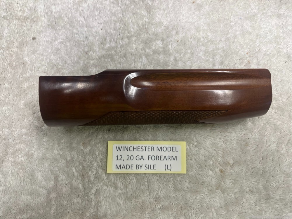 Winchester Model 12, 20 Gauge Forearm, Made By Sile-img-2