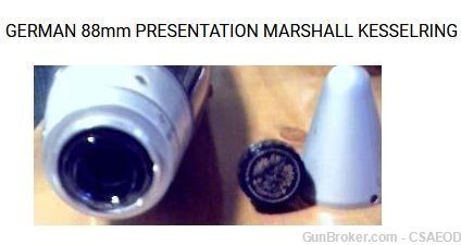 88mm H.E. SHELL PRESENTATION AWARD FIELD MARSHALL KESSELRING -img-5