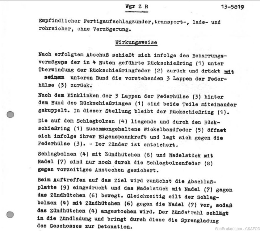 GERMAN WW2 EXPERIMENTAL MORTAR FUZE UNIQUE-img-2