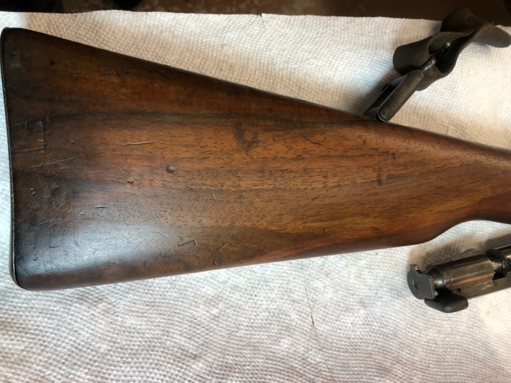 German Commission Gew 88, 7.92x57, sling, two enblock with rounds. Antique.-img-9