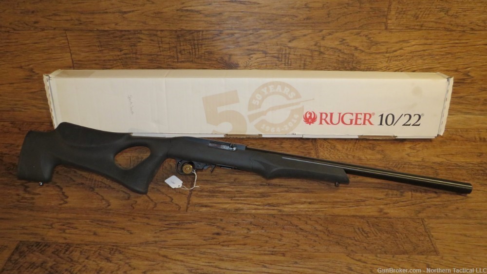 Ruger 10-22 50th Anniversary Green Mountain Barrel / Hogue Thumbhole-img-0