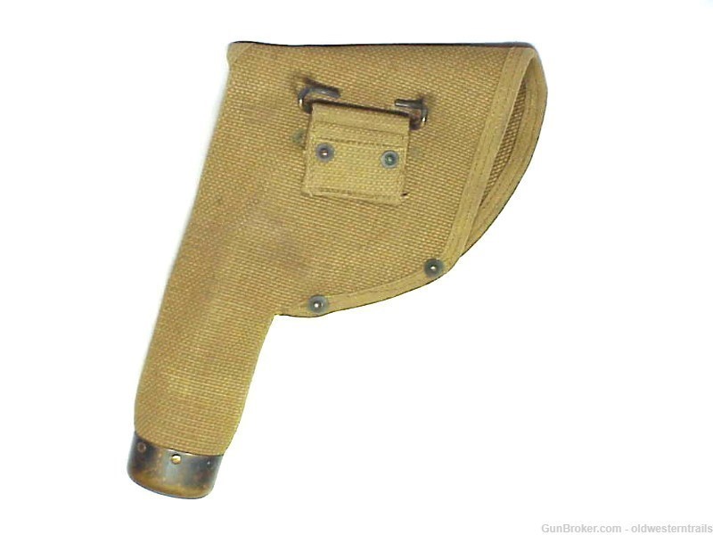 W.W. 1 - Mills .45 Long Colt Revolver Canvas Holster-img-1