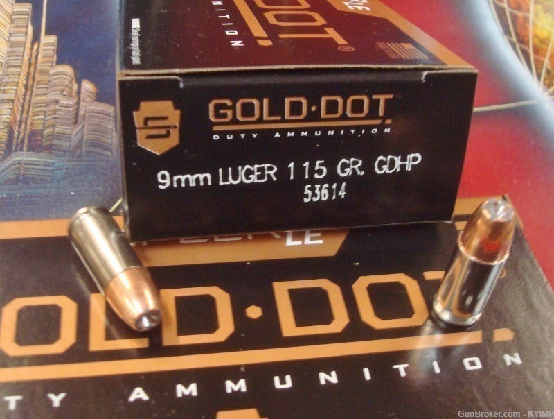 100 Speer 9mm Gold Dot 115 grain GDHP 9 mm ammunition 53614 new ammo-img-2