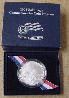 2008 Bald Eagle Mint  Silver Dollar-img-0