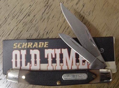 *Schrade Old Timer Middleman Jack  Knife SC330T-img-0