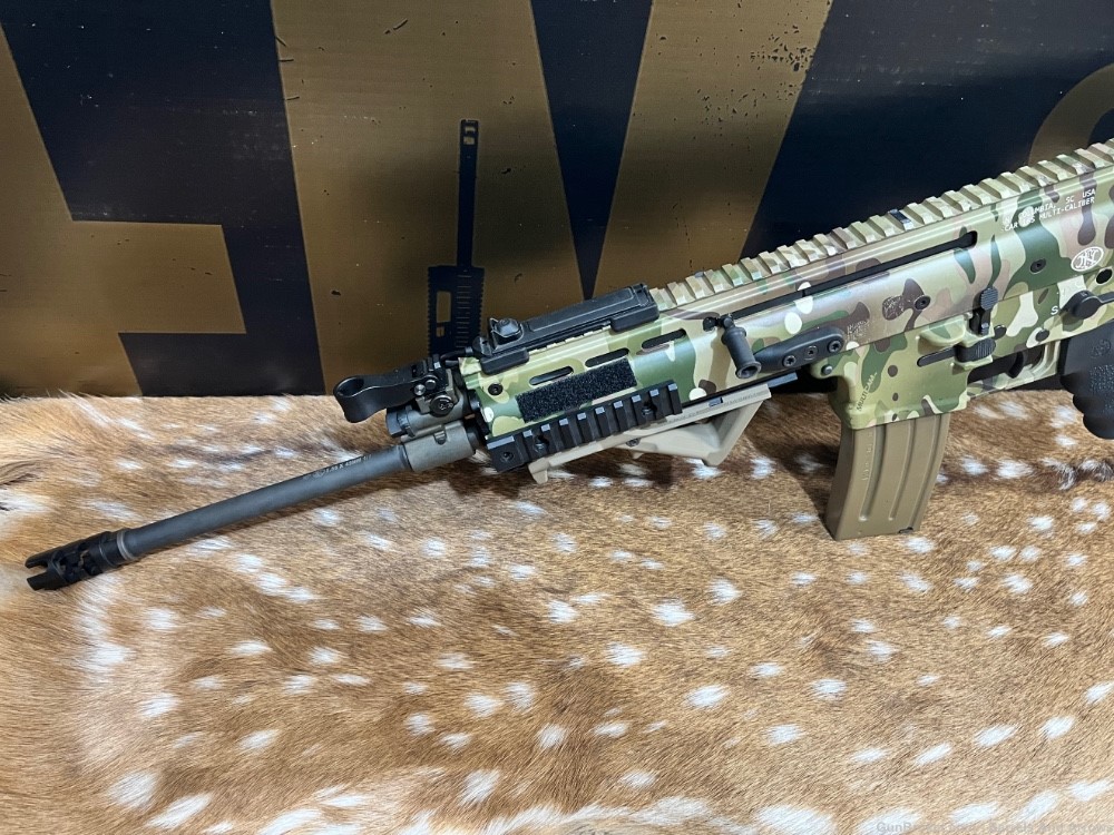 FNH Scar 16S NRCH 5.56 / 223 Rem MultiCam excellent with Streamlight -img-2