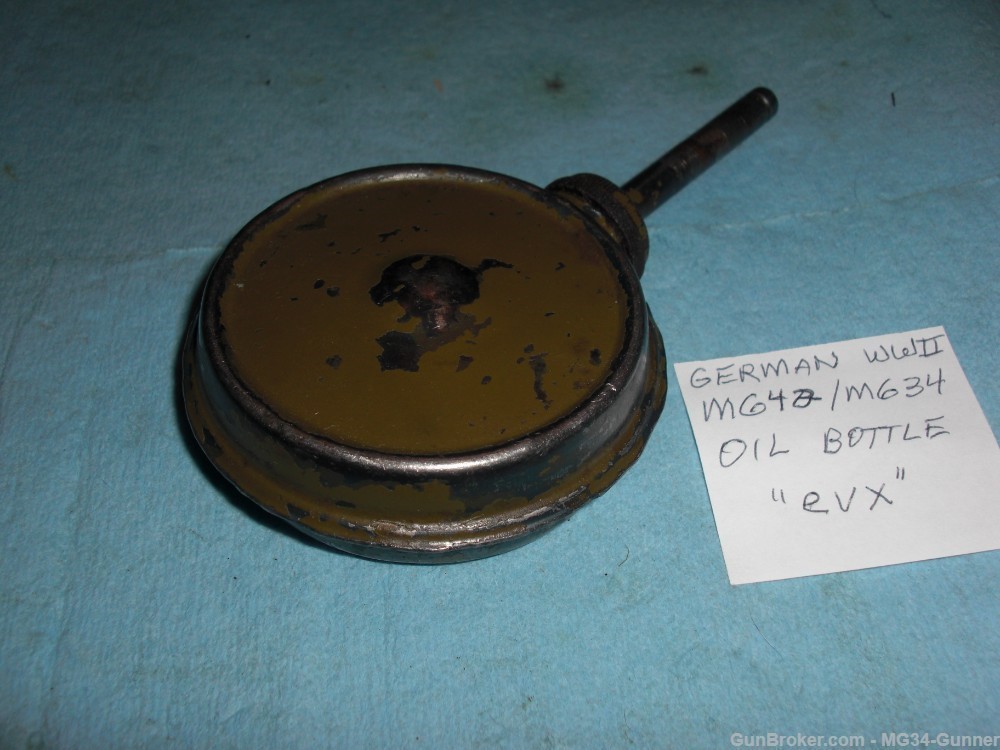German WWII MG42 MG34 Oil Bottle - Oil Can - "evx" - Excellent-img-4