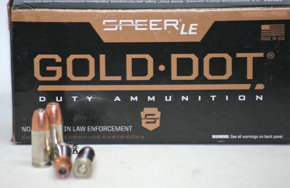 SPEER GOLD DOT LE Duty HP Ammo 9mm 147 Grain GDHP 9 mm GoldDot 50 RDS-img-0