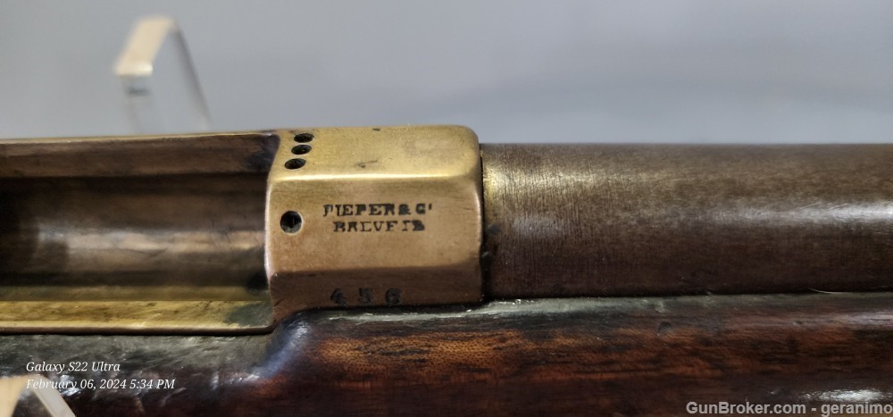 SWISS PIEPER SINGLE SHOT RIFLE 7.5MM, NO FFL-img-6