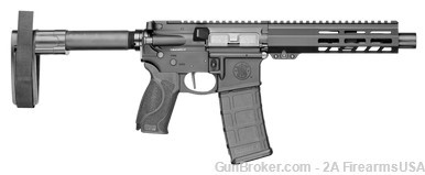 Smith & Wesson M&P15 Pistol - 5.56 NATO - 7.5" Barrel - WITH Brace - M-LOK -img-1
