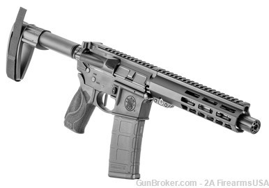 Smith & Wesson M&P15 Pistol - 5.56 NATO - 7.5" Barrel - WITH Brace - M-LOK -img-2