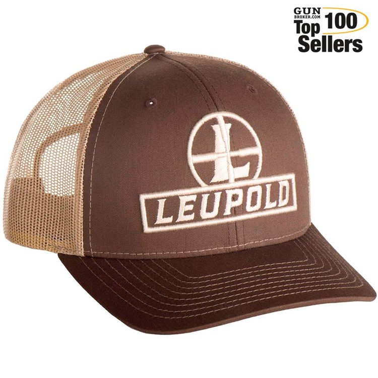 LEUPOLD Reticle Brown/Khaki Trucker Hat (180424)-img-0