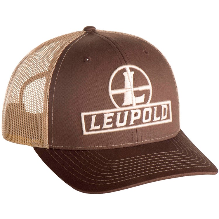 LEUPOLD Reticle Brown/Khaki Trucker Hat (180424)-img-1