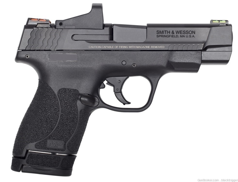 S&W 11786 Performance Center M&P Shield M2.0 9mm 4" 7+1 or 8+1 4MOA Red Dot-img-1