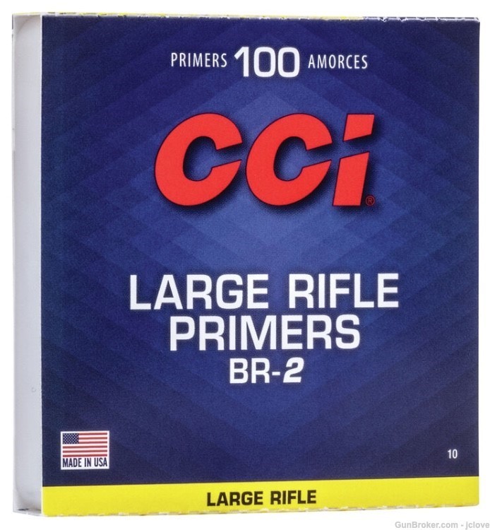 CCI #200 or BR2 - Large Rifle Primer - Sleeve of 100 primers - CCI No.200-img-0