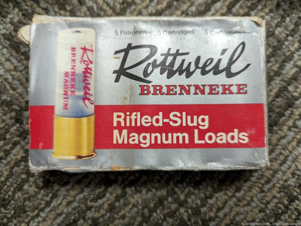 23 Rds Remington Slugger Rottweil Brenneke 12 Ga Slugs 2.75 & 3" -FREE SHIP-img-3