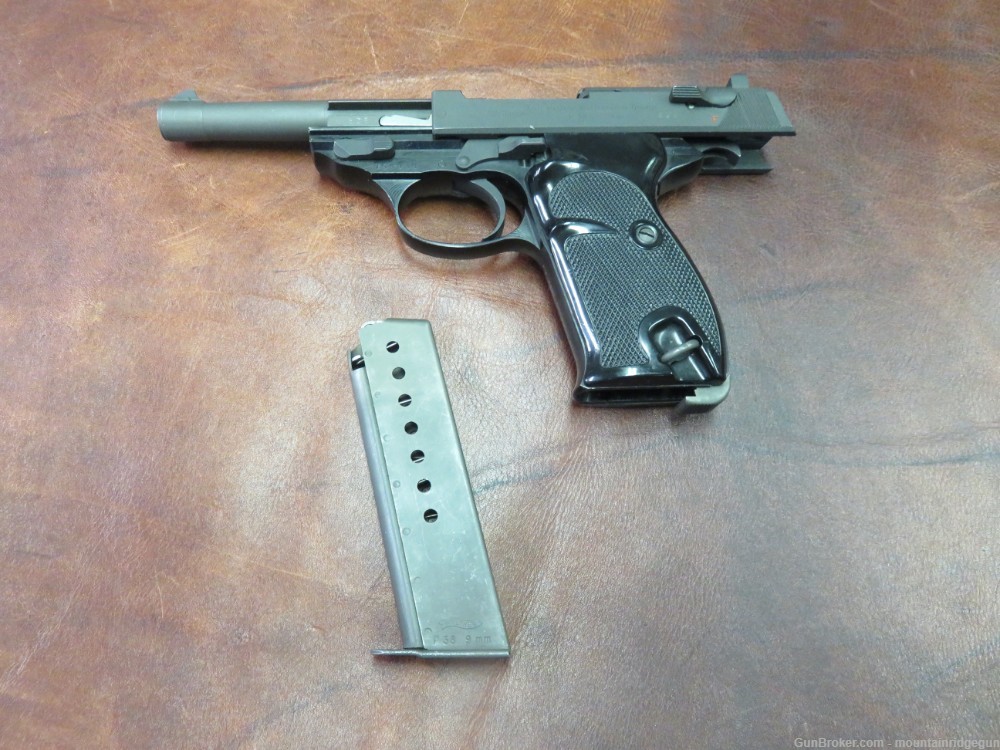 Walther P 38 Semi-Automatic Pistol in 9mm German Made Circa 1962-img-26